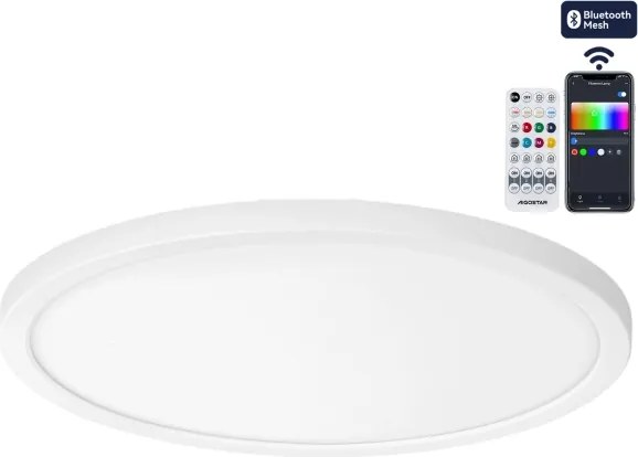 Brilagi - LED RGBW dimmelhető mennyezeti lámpa VIBE LED/24W/230V 3000-6500K fehér + távirányító
