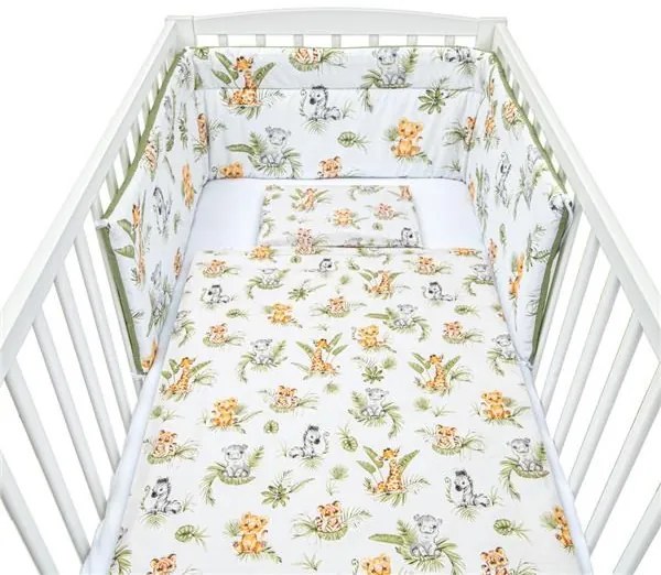 3-részes ágyneműhuzat New Baby 100/135 cm Jungle