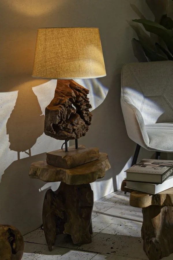 Lampada teak da tavolo kepala ø 35x69cm