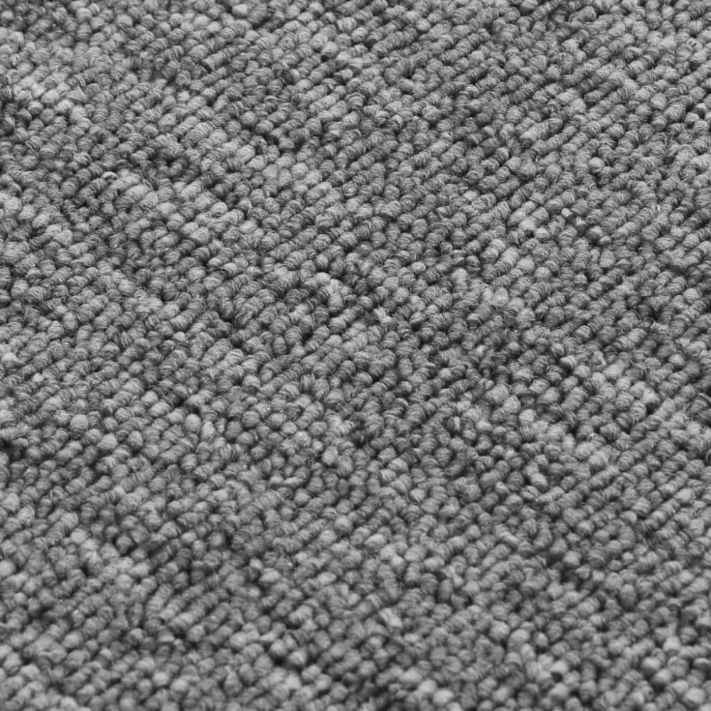 15 db szürke négyszögű csúszásmentes lépcsőszőnyeg 75 x 20 cm