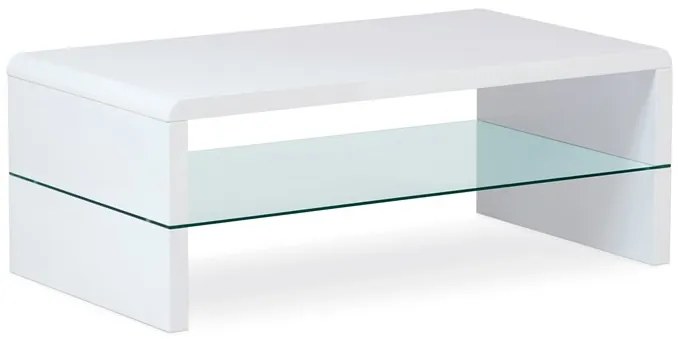 Dohányzóasztal 110 × 60 × 40 cm, MDF, fehér AHG-402 WT