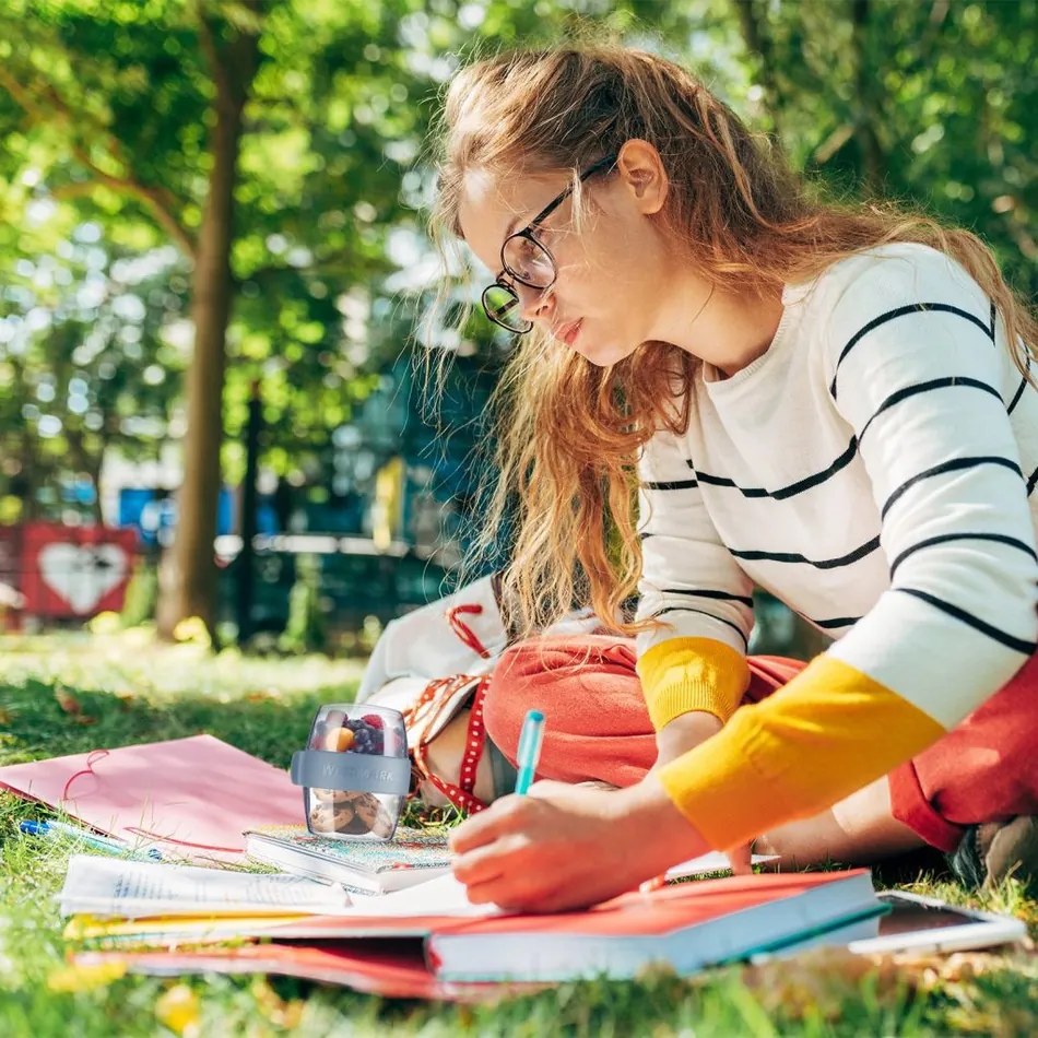 Westmark MINI kétrészes uzsonnás doboz, 400 ml, kék, S