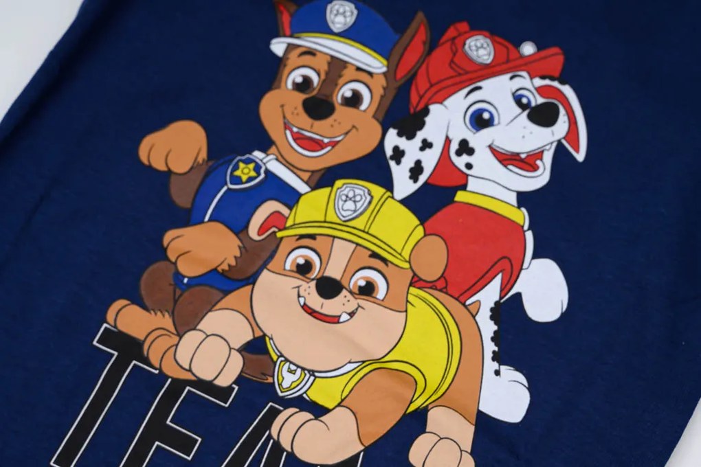 Gyermek póló 2 db PAW PATROL kék/szürke - különböző méretekben Méret: 122 - 128