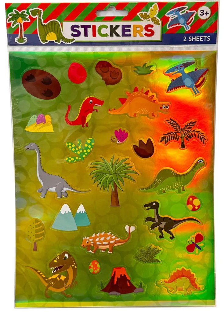 Dinoszaurusz Habitat hologrammos matrica