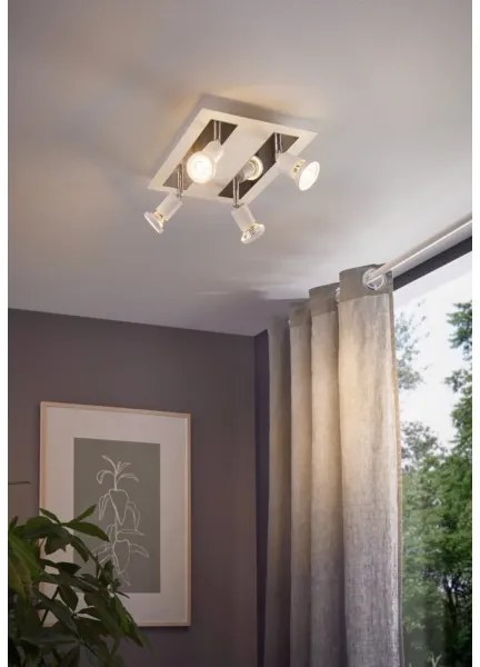 Eglo 94962 - LED Spotlámpa SARRIA 4xGU10-LED/5W/230V