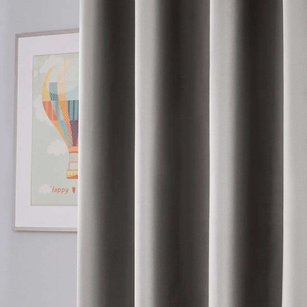 4Home Manila sötétítő függöny szürke, 150 x 250 cm