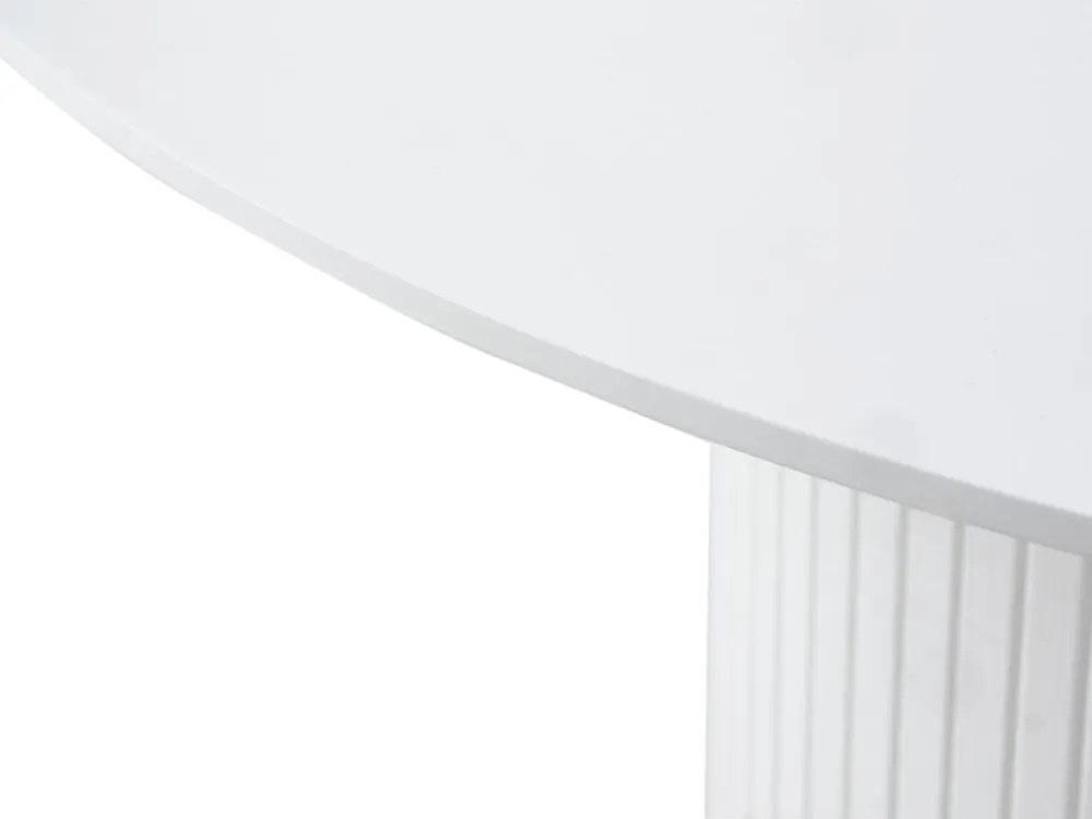 Kerek bővíthető étkezőasztal hosszabbító asztallappal ø 120 cm Nola – Unique Furniture