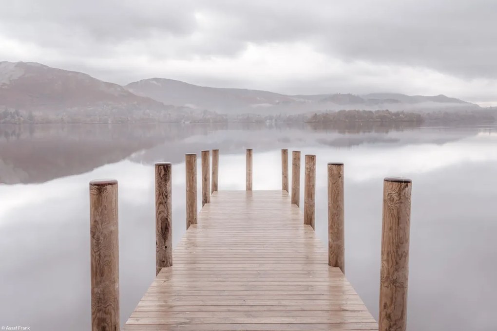 Poszter 30x20cm Móló Derwentwaterben 2, Assaf Frank