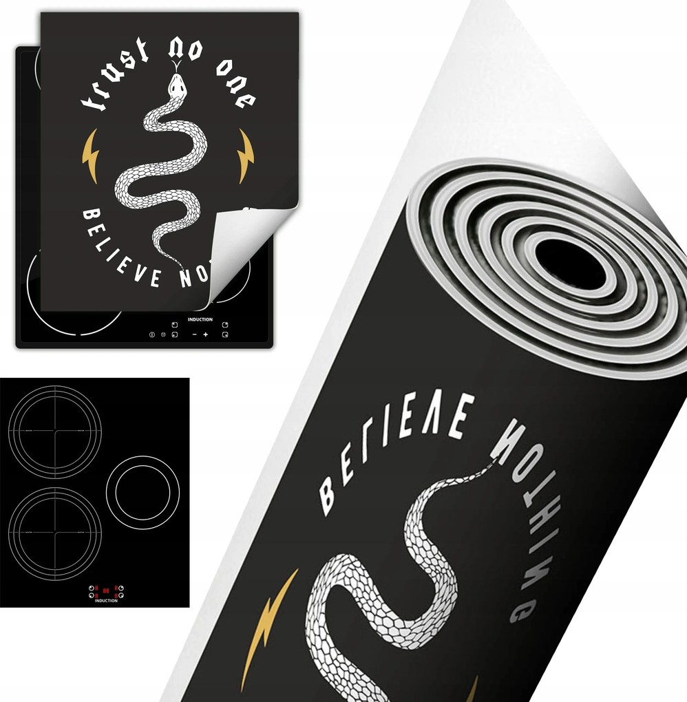 Tűzhelyvédő Szőnyeg Asztali Dekoráció 45x52 sötét mintás