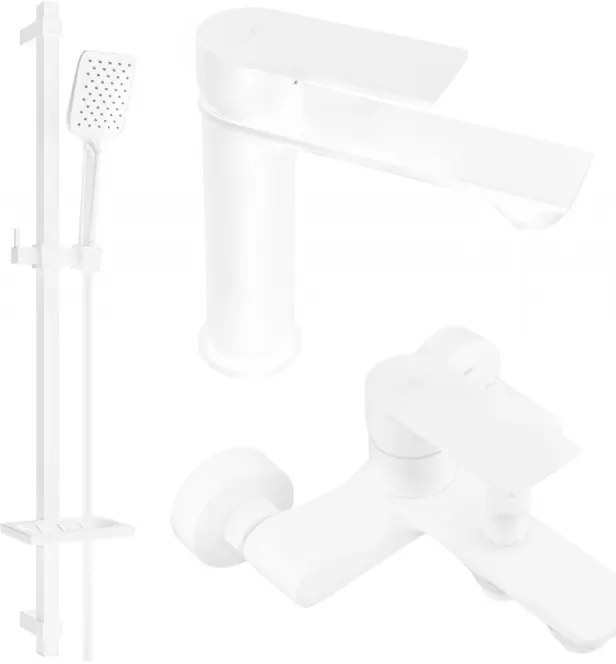 Mexen Royo fürdőkészlet DQ62, fehér - 72203DQ62-20