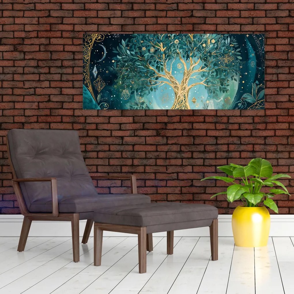 Kép – Életfa az univerzumban (120x50 cm)