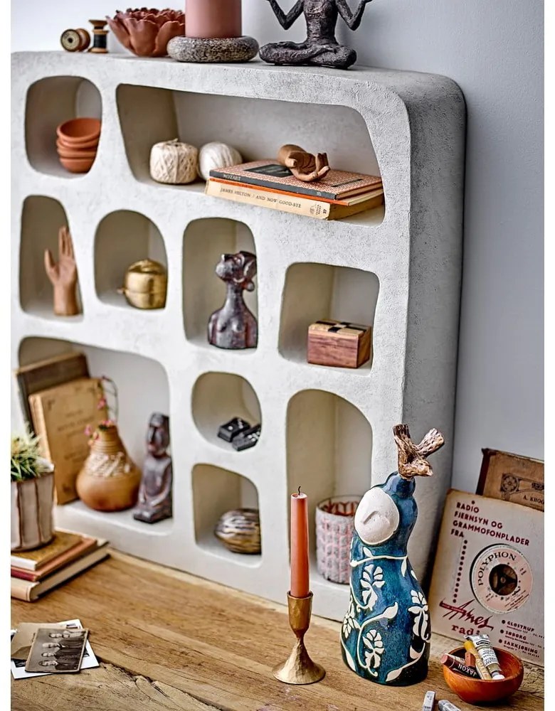 Világosszürke többszintes fali polc 67 cm Antonio – Bloomingville