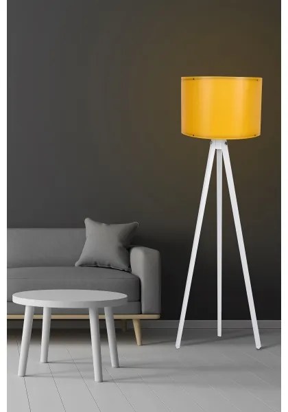 Állólámpa AYD 1xE27/60W/230V narancssárga/fehér