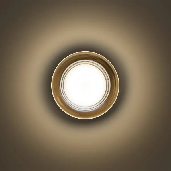 Ideal Lux - LED fürdőszobai mennyezeti lámpatest LOLLY 1xGX53/9W/230V átm. 10,5 cm arany/füst