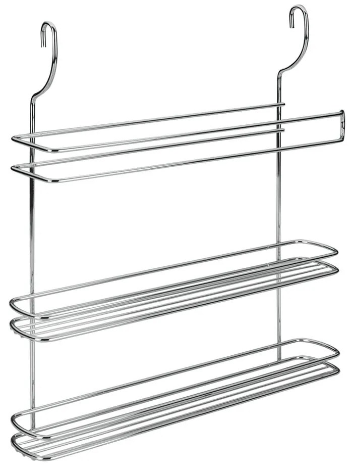 Ezüstszínű függő krómozott acél papírtörlő tartó Lonardo – Metaltex