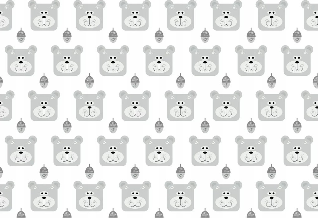 Gyerek fotótapéta skandináv mackók 208 x 146