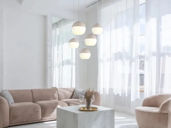 Globo 15999-5HR - RAGUSA kábelre függesztett csillár 5xE27/60W/230V