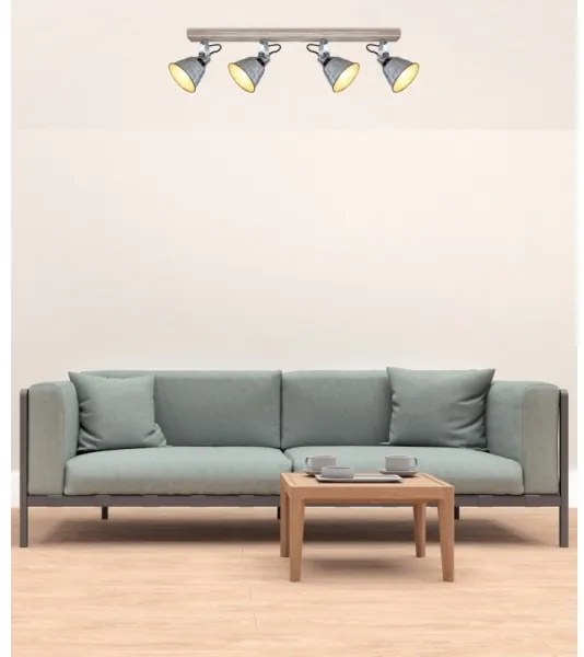 Globo 15366Z-4 - Spotlámpa GÜNTHER 4xE27/60W/230V