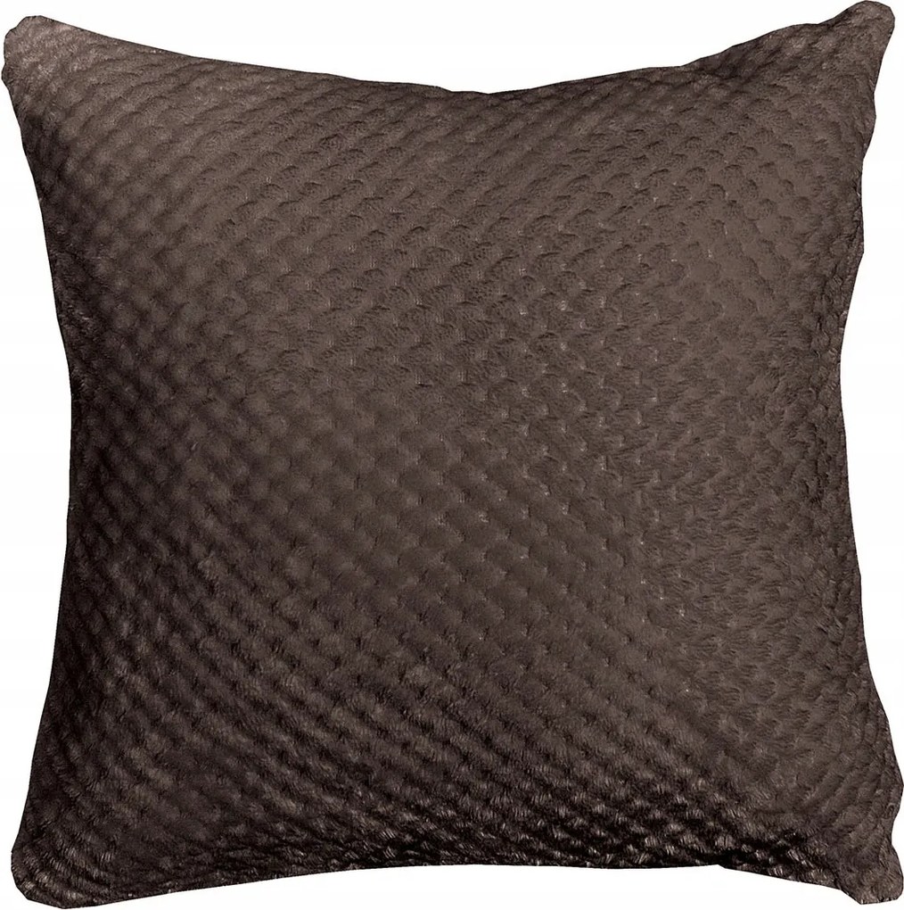 Dekoratív párnahuzat 40x40 Amorro jacquard barna