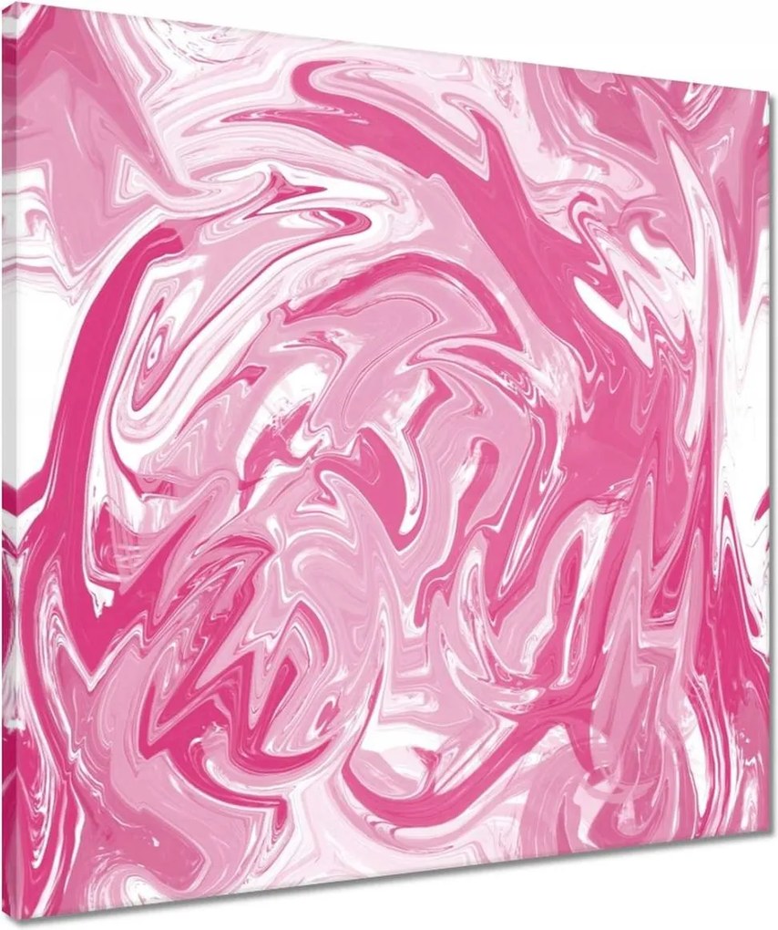 Vászonkép 50x50 Tükröződés a vízben Rózsa