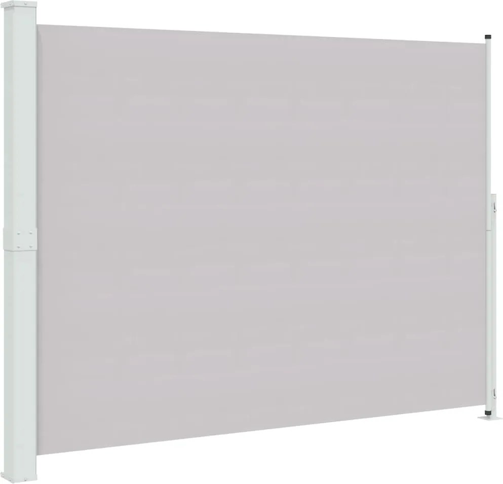 vidaXL szürke behúzható oldalsó terasznapellenző 220 x 300 cm