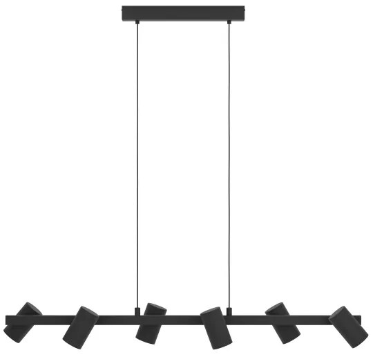 Eglo 99464 - Csillár zsinóron GATUELA 6xE14/25W/230V