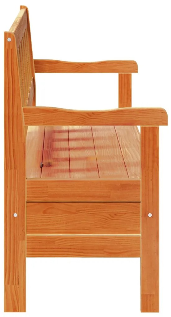 Kerti pad Barna 119 x 76 x 44cm Tömör fenyőfa