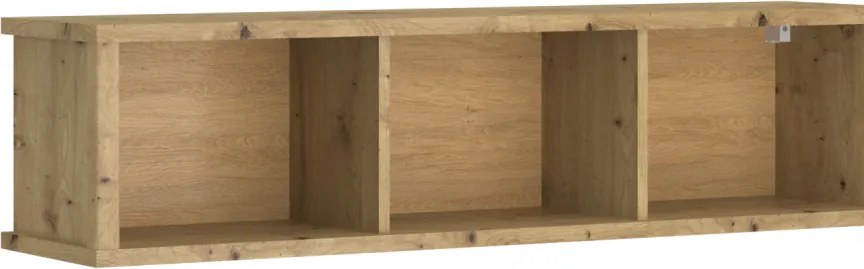 Fali polc 125, artisan tölgy, AIRON