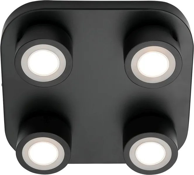 Nordlux modern LED mennyezeti lámpa clyde fekete nor2412256003