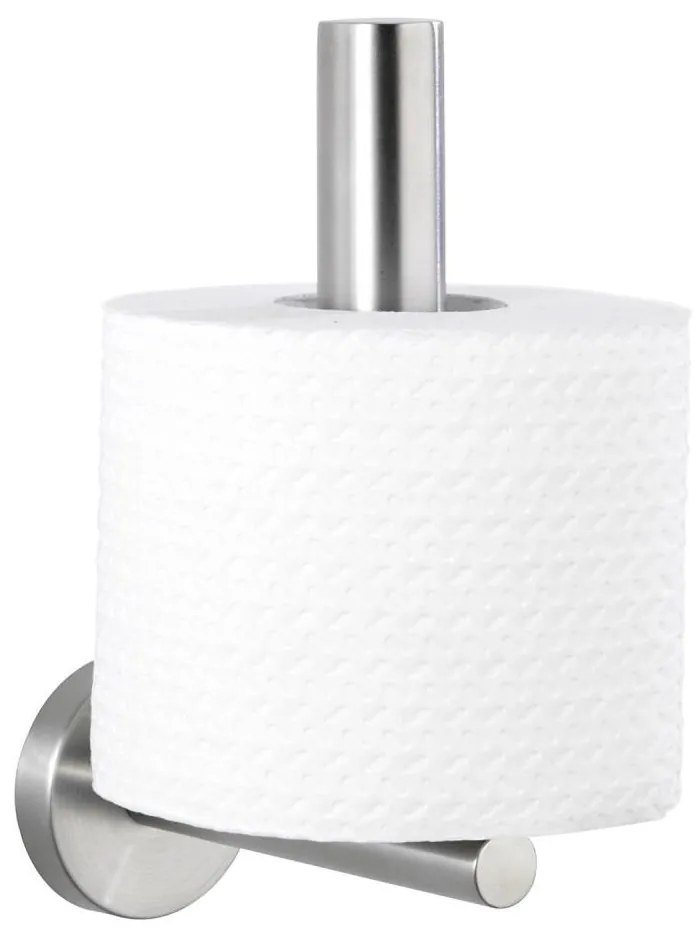 WENKO 19613100 - WC-papír tartó BOSIO MATT 8x18 cm rozsdamentes acél/ezüst