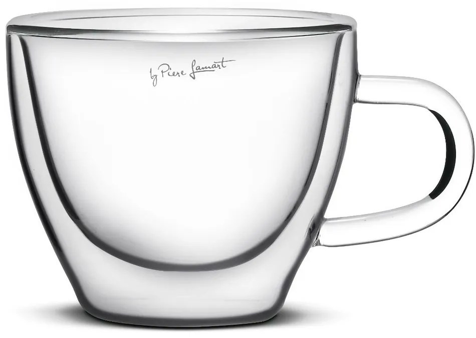 Lamart LT9026 Cappuccino Vaso, pohárkészlet, 190 ml, 2 db