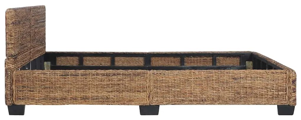 természetes rattan ágykeret 160 x 200 cm
