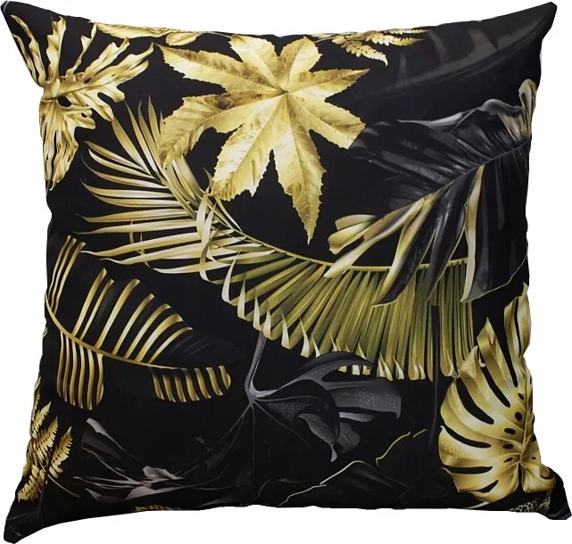 Dekorációs Párnahuzat 40x40 arany levelek
