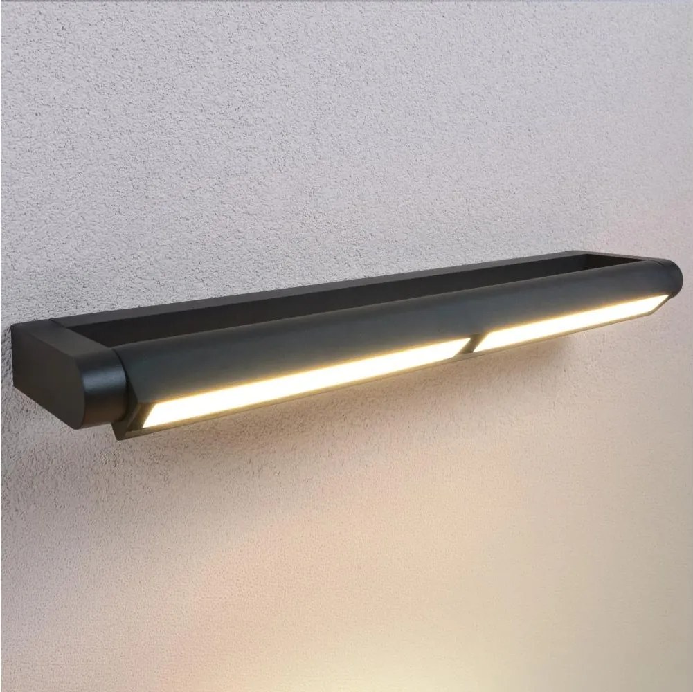 Brilagi - LED kültéri fali lámpatest SALERNO LED/24W/230V 66 cm fekete IP65