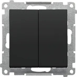 Gyertyatartó kapcsoló fekete matt Simon 55 TW5.01/149 Kontakt-Simon