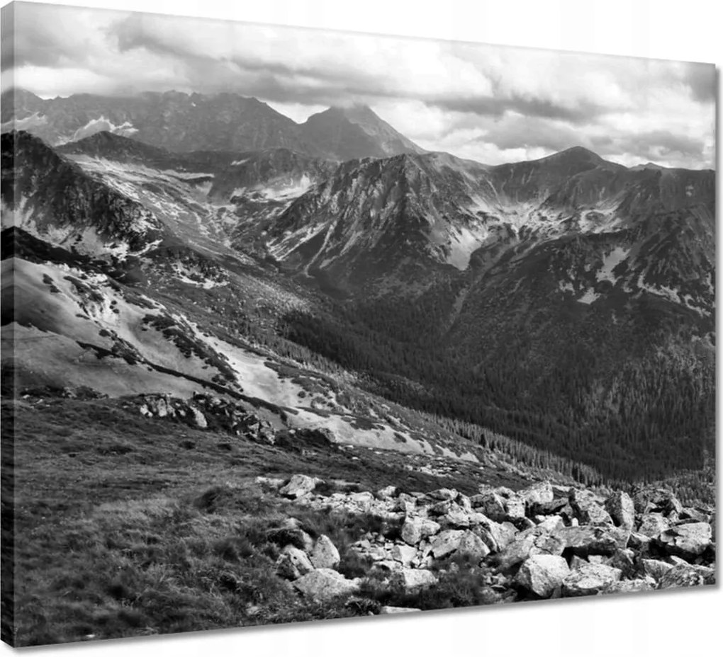 Vászonkép 50x40 Tátra Lengyel hegyek Kilátás