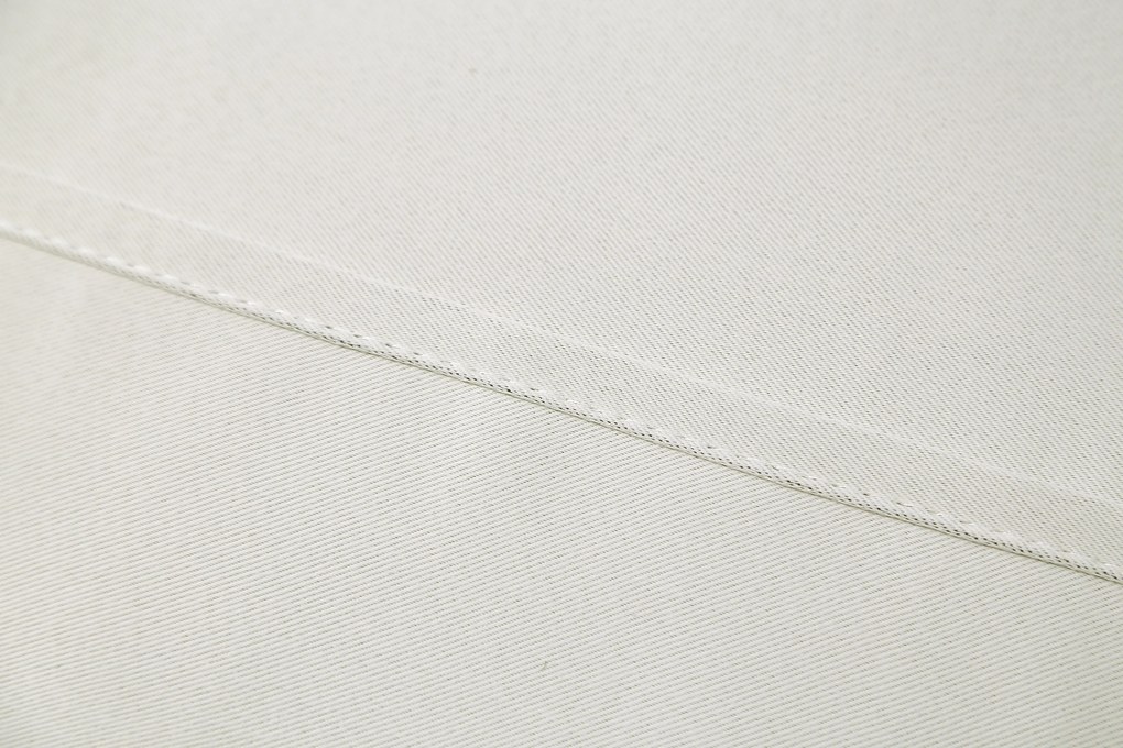 Fehér-krémszínű OXFORD függöny 140x270 cm Felfüggesztés: Hullámos sínszalag