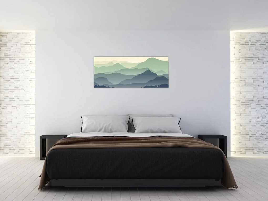 Kép - Forest Mountain (120x50 cm)