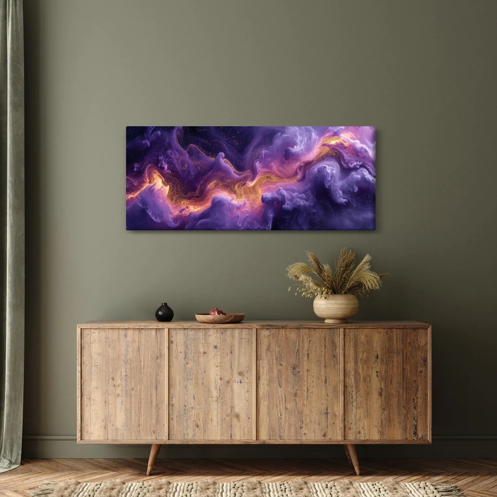 Kép - Bíbor köd (120x50 cm)