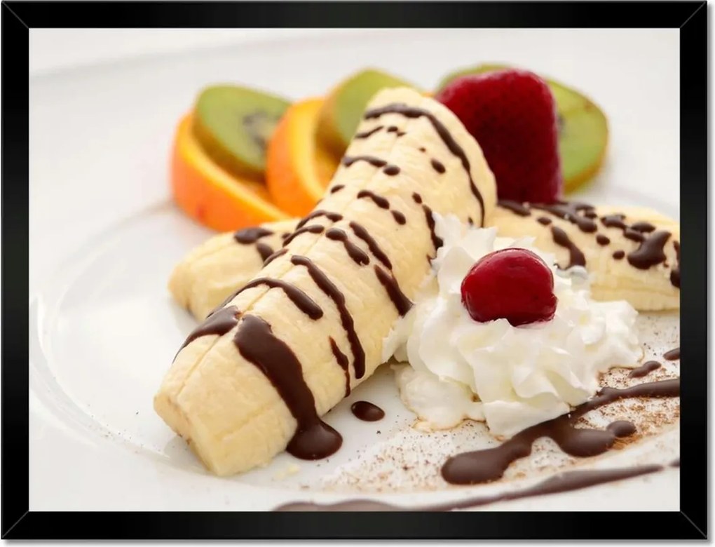 Poszterek keretben 40x30 Gyümölcsös desszert