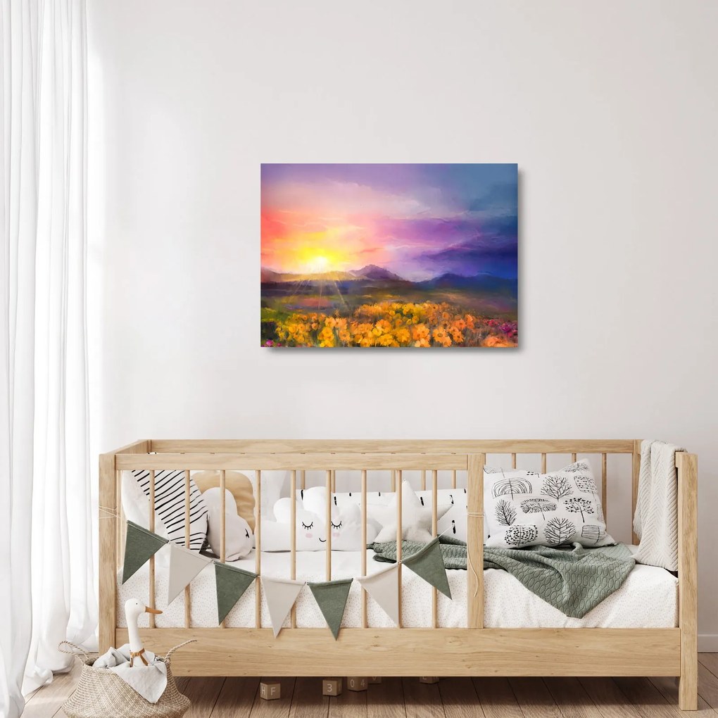 Kép - Hajnalban (üvegen) (70x50 cm)