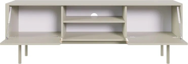 TV szekrény 154 cm kasmír színben arany fogantyúkkal – VIVA VI01