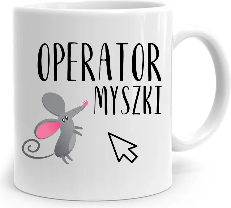 Bögre Informatika Programozó Egér Operátor nyomtatott fényképpel