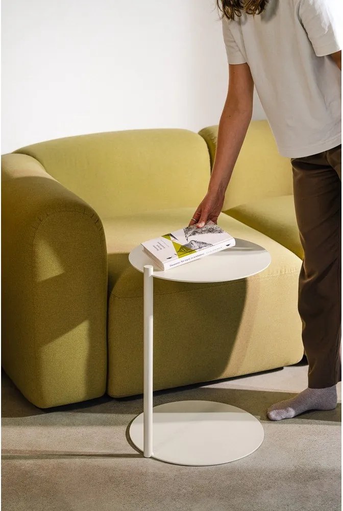 Acél kerek tárolóasztal 41x40 cm Ande – noo.ma