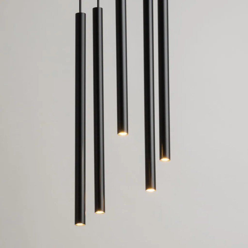 SIGMA LIGHTING 33625 SOPEL Többágú Függesztett Lámpa Fekete G9 IP20