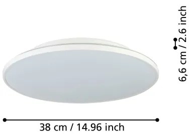Eglo 99726 - LED Mennyezeti lámpa CRESPILLO LED/21W/230V átm. 38 cm