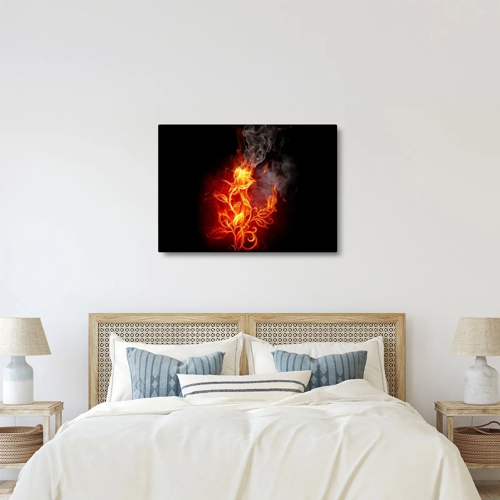 Kép - Rózsák a tűzben (70x50 cm)