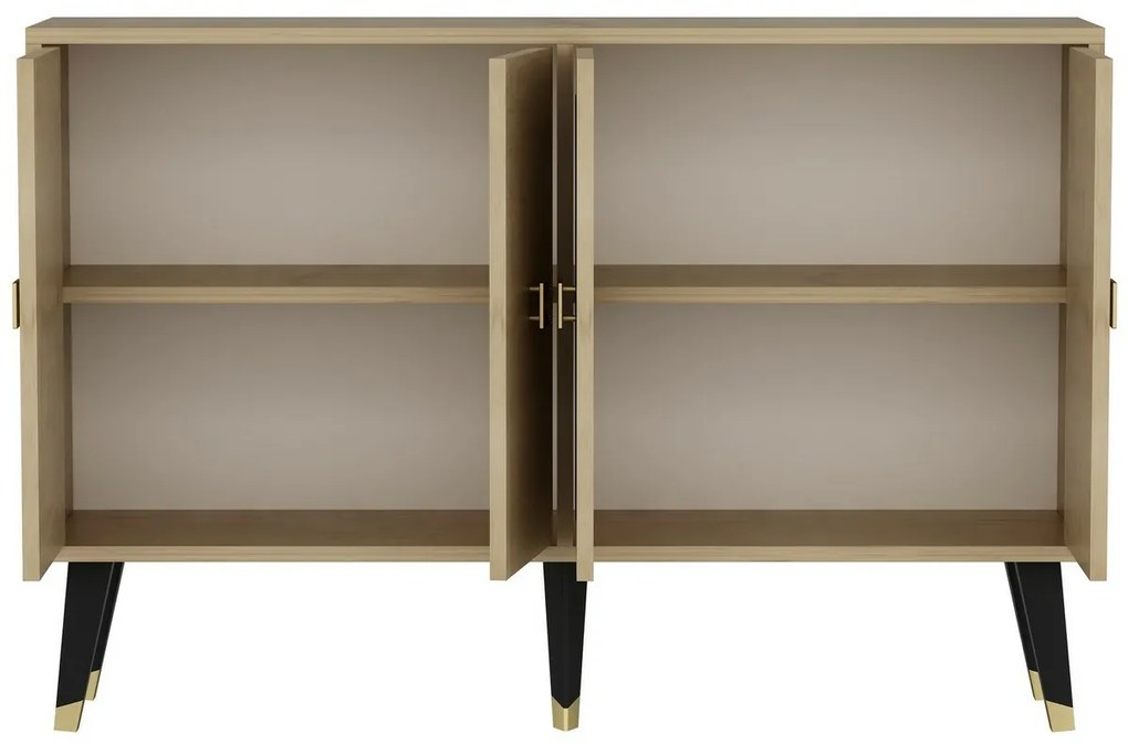 Ahart Sapphire Oak and Gold szekrény