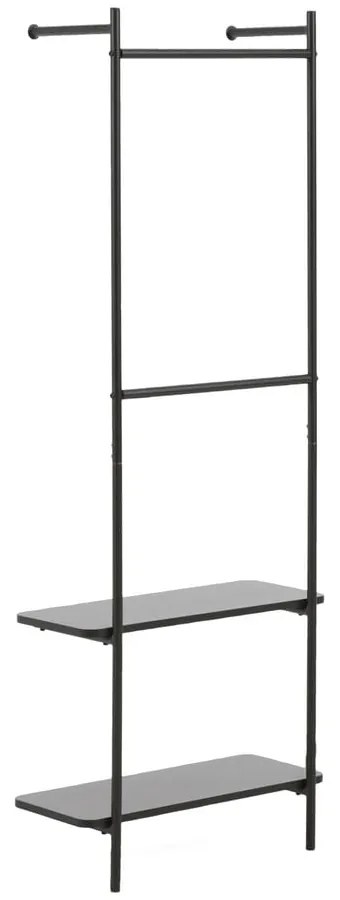 Galatia fekete fém fali előszoba bútor - Kave Home