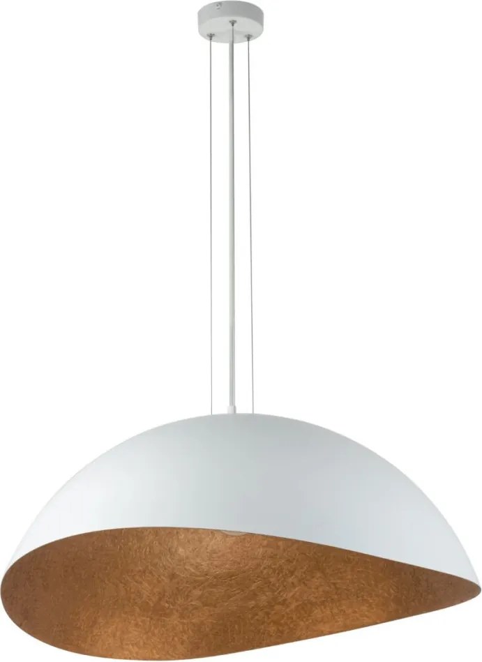 SIGMA LIGHTING 40624 SOLARIS Modern Függesztett Lámpa Fehér, Réz E27 IP20